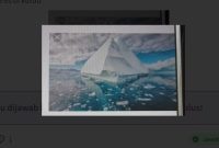 Perhatikan gambar berikut! Salah satu dampak pemanasan global adalah ….