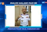 Dishub Malang Batasi Jalan untuk Pasar Takjil Dishub Malang Batasi Jalan untuk Pasar Takjil