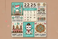 22 Februari 2025 Hari Apa Fakta Menarik & Peristiwa Penting